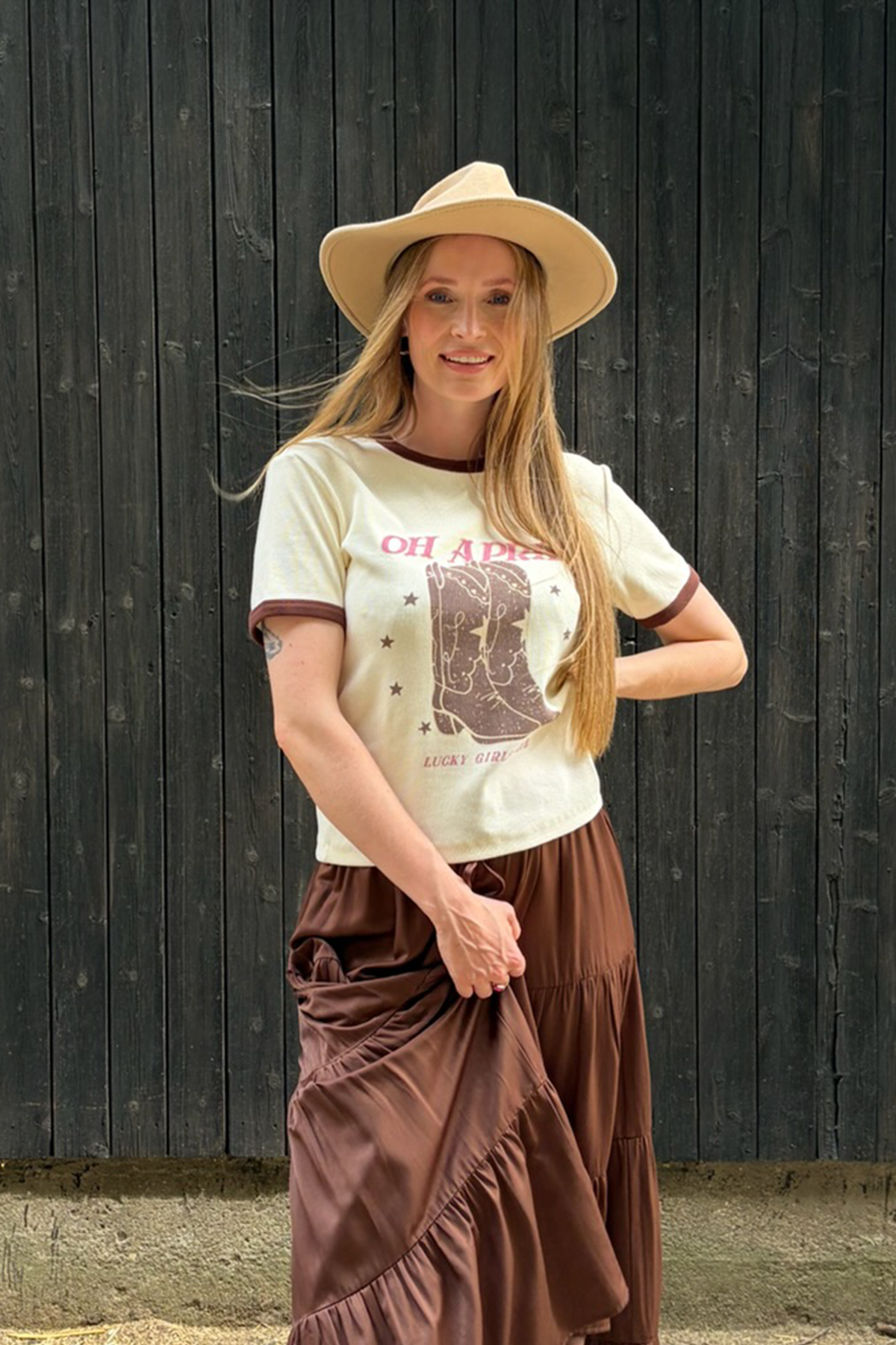 Regular T-Shirt Boots Off White