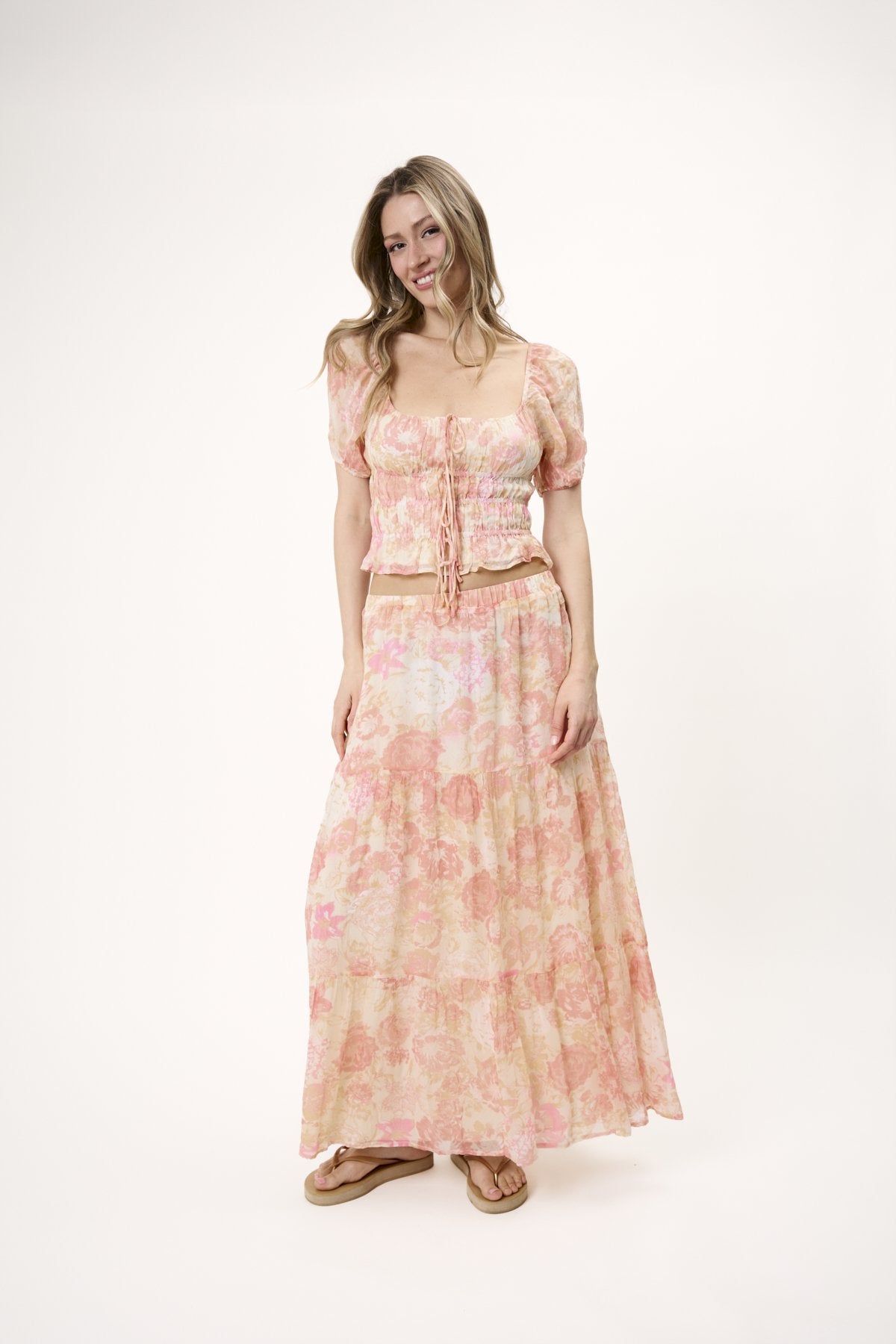 Soft Floral Matching Set