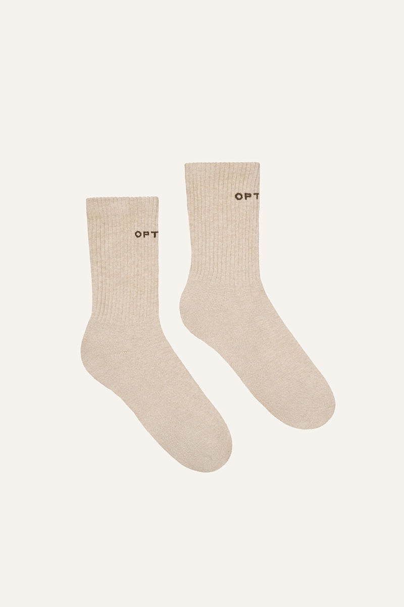 Steffi Socks Set Brown Melange/Sand Melange
