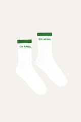 Socken Logo Grün