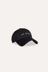 Cap Schwarz Logo Stickerei