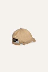 Cap Beige Logo Stickerei