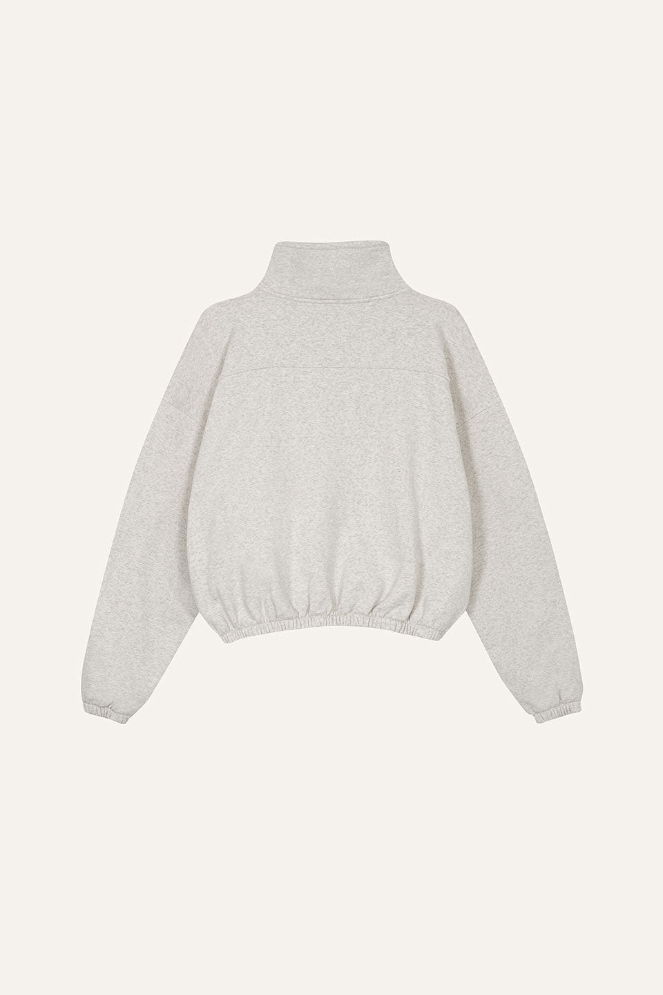 Evie Zipper Sweater Greige