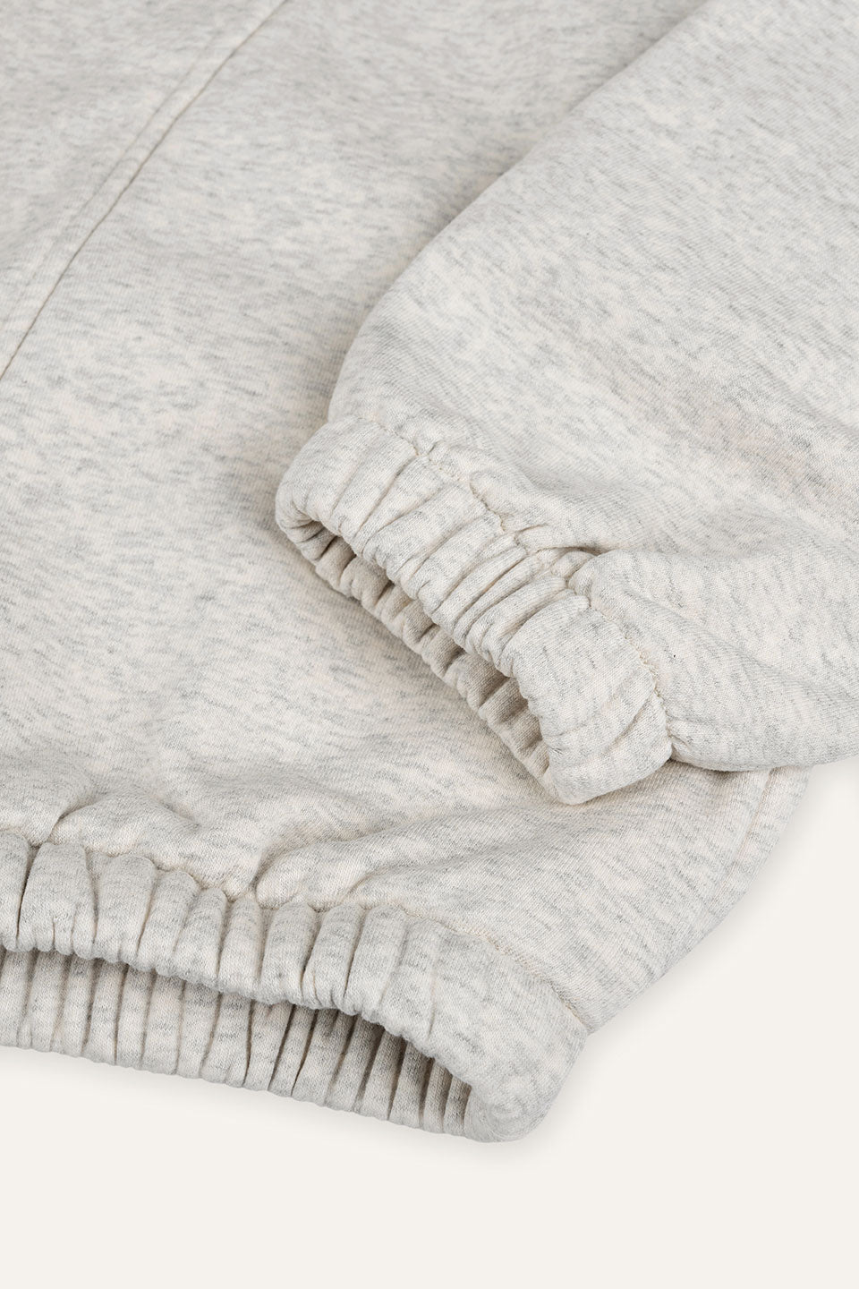 Evie Zipper Sweater Greige