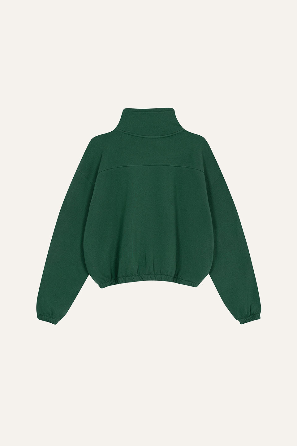 Evie Zipper Sweater Forest Green