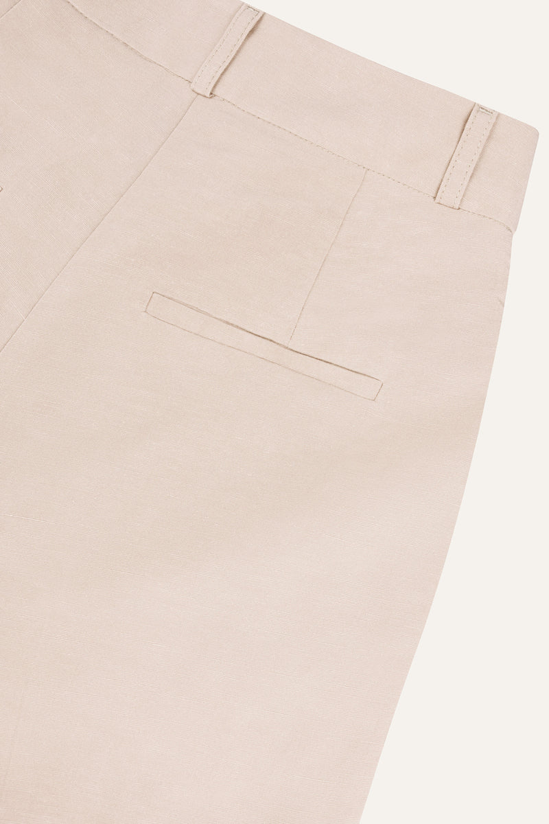 Élodie Asymmetric Pants Vanilla