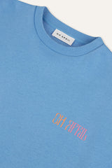 Oversized Sweater Mental Health Azure Blue