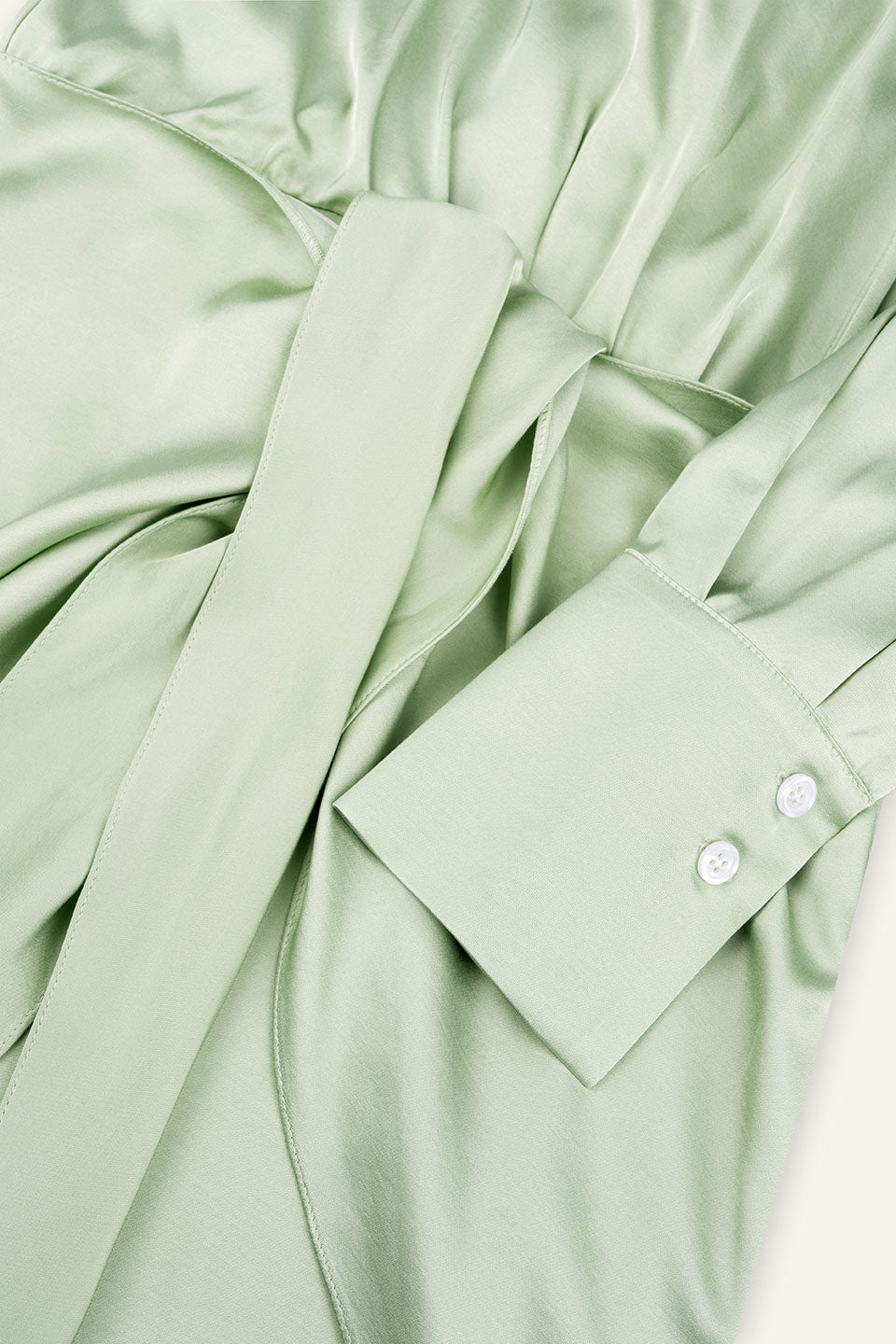 Séraphine Wrap Dress Light Green