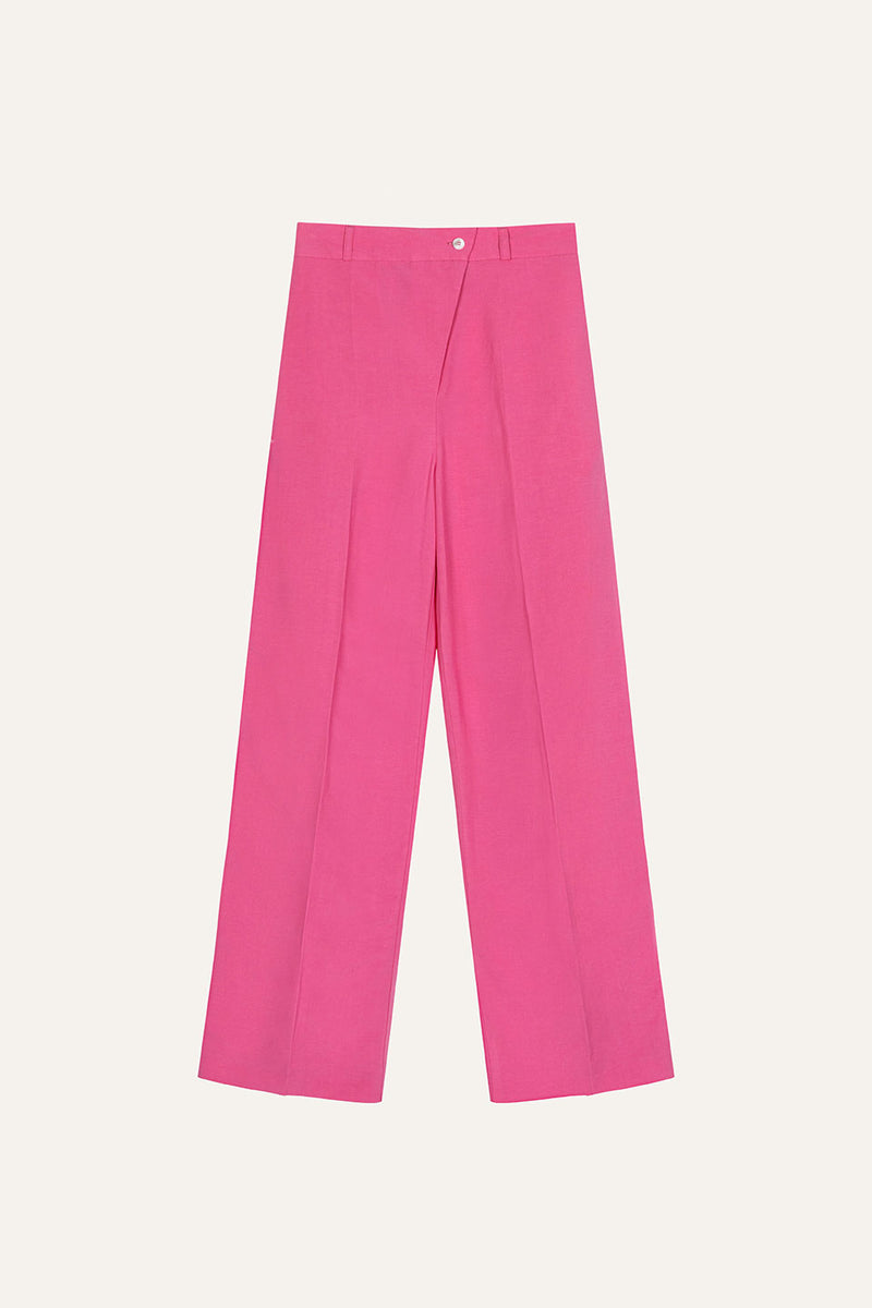 Élodie Asymmetric Pants Pink