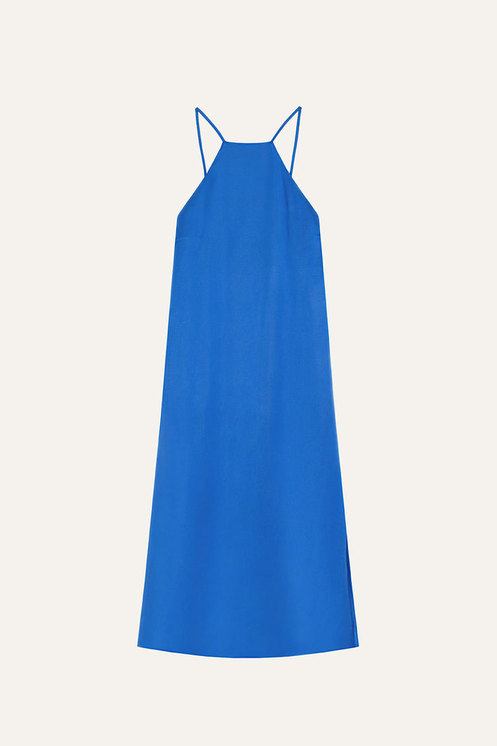 Pauline Slip Dress Blue