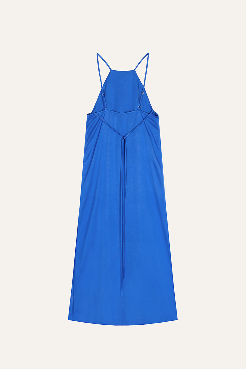 Pauline Slip Dress Blue OH APRIL –