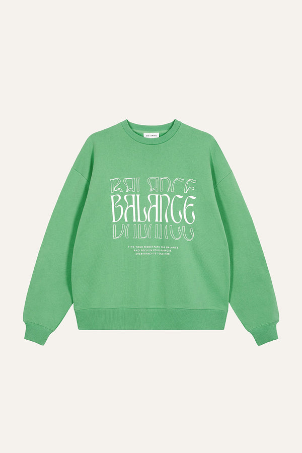Oversized Sweater Balance Green
